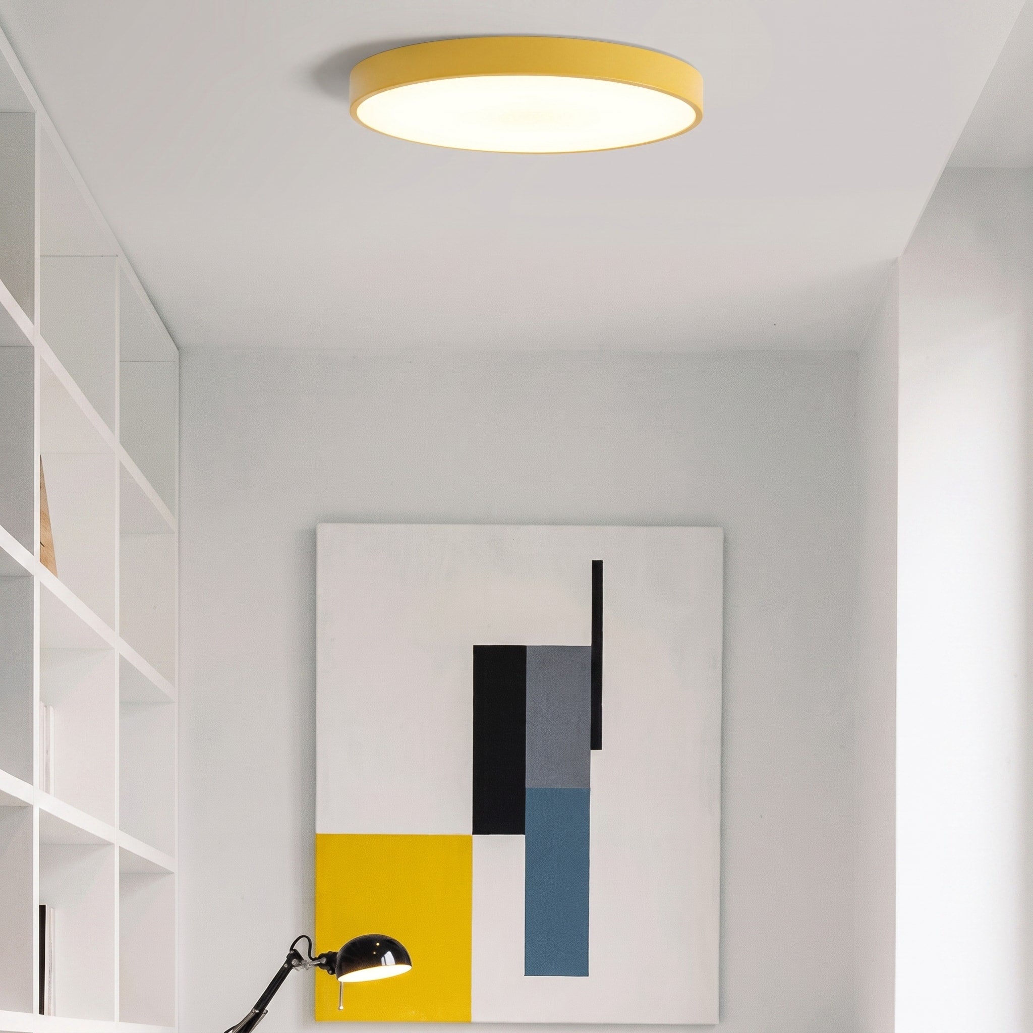 Runde LED Deckenleuchte mit minimalistisches Flachdesign