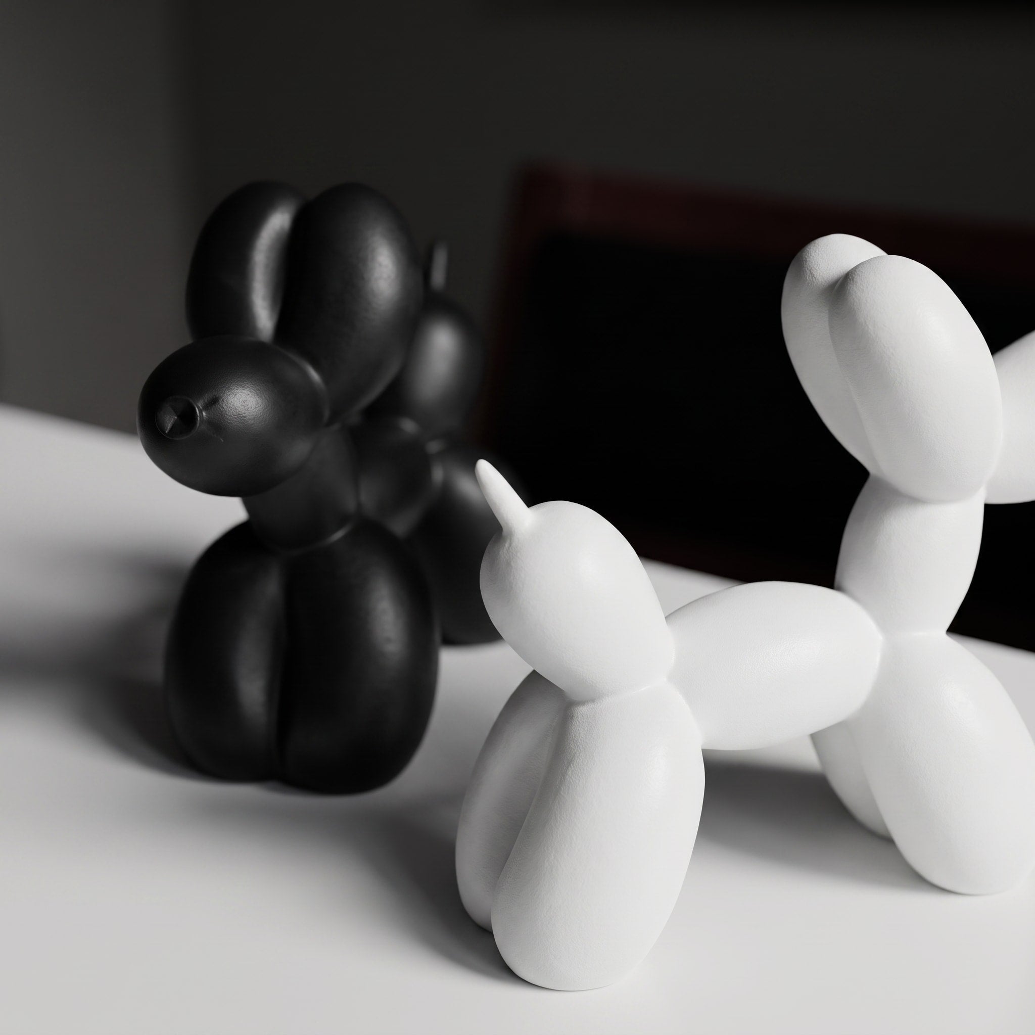 Ballonhund Skulptur dekorative Tierfigur - Figurines - Rot - Voldeva