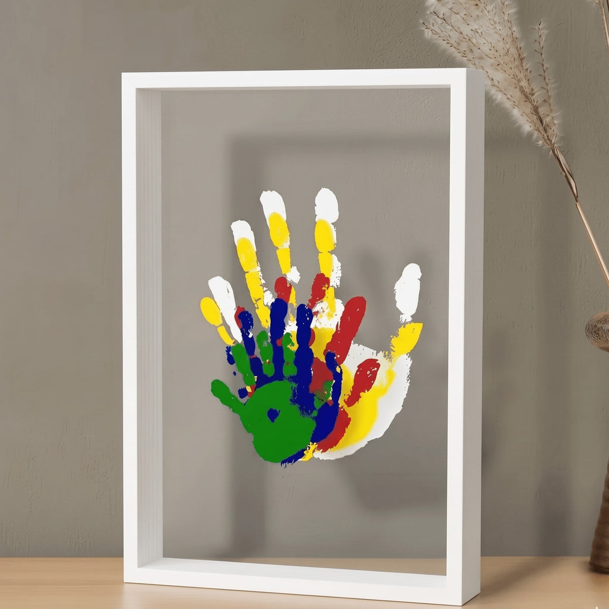 Bilderrahmen für Familien-Handabdrücke zum Selbstgestalten - Picture Frames - Weiß - Voldeva
