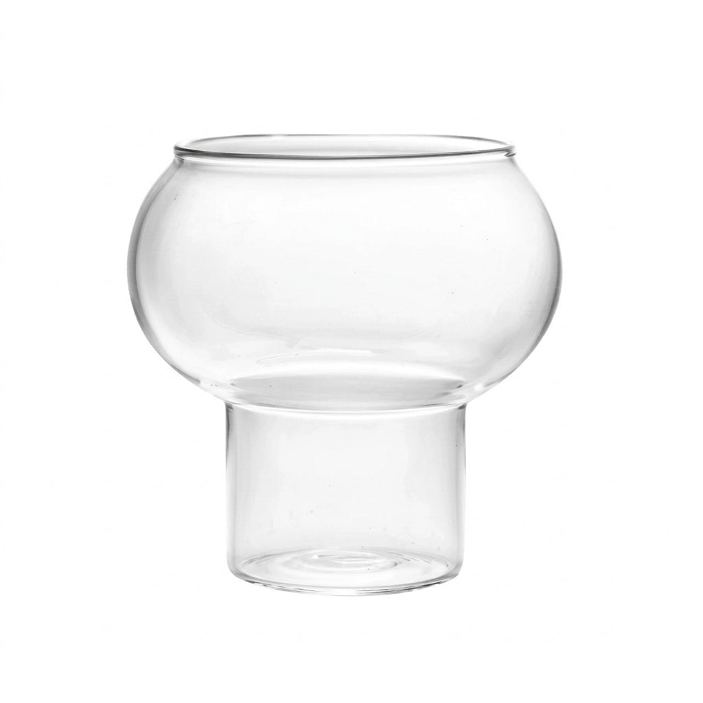 Dekoratives Trinkglas in Blasenform - Getränkebehälter - 300 ml - Voldeva