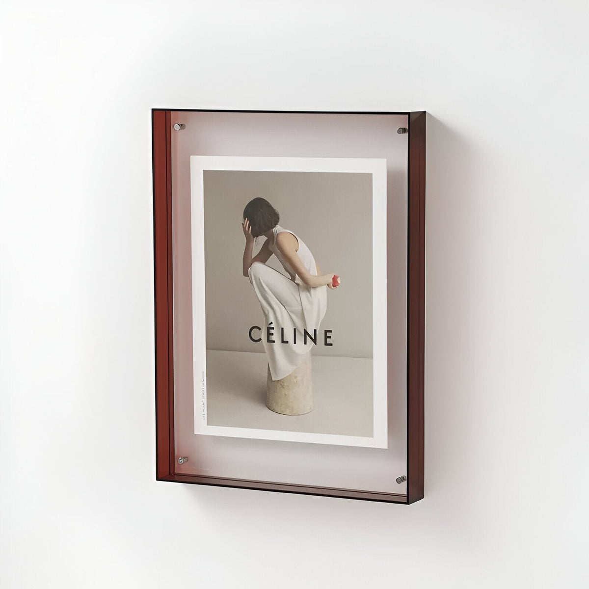 Transparenter Acryl Bilderrahmen im Minimalistischen Design