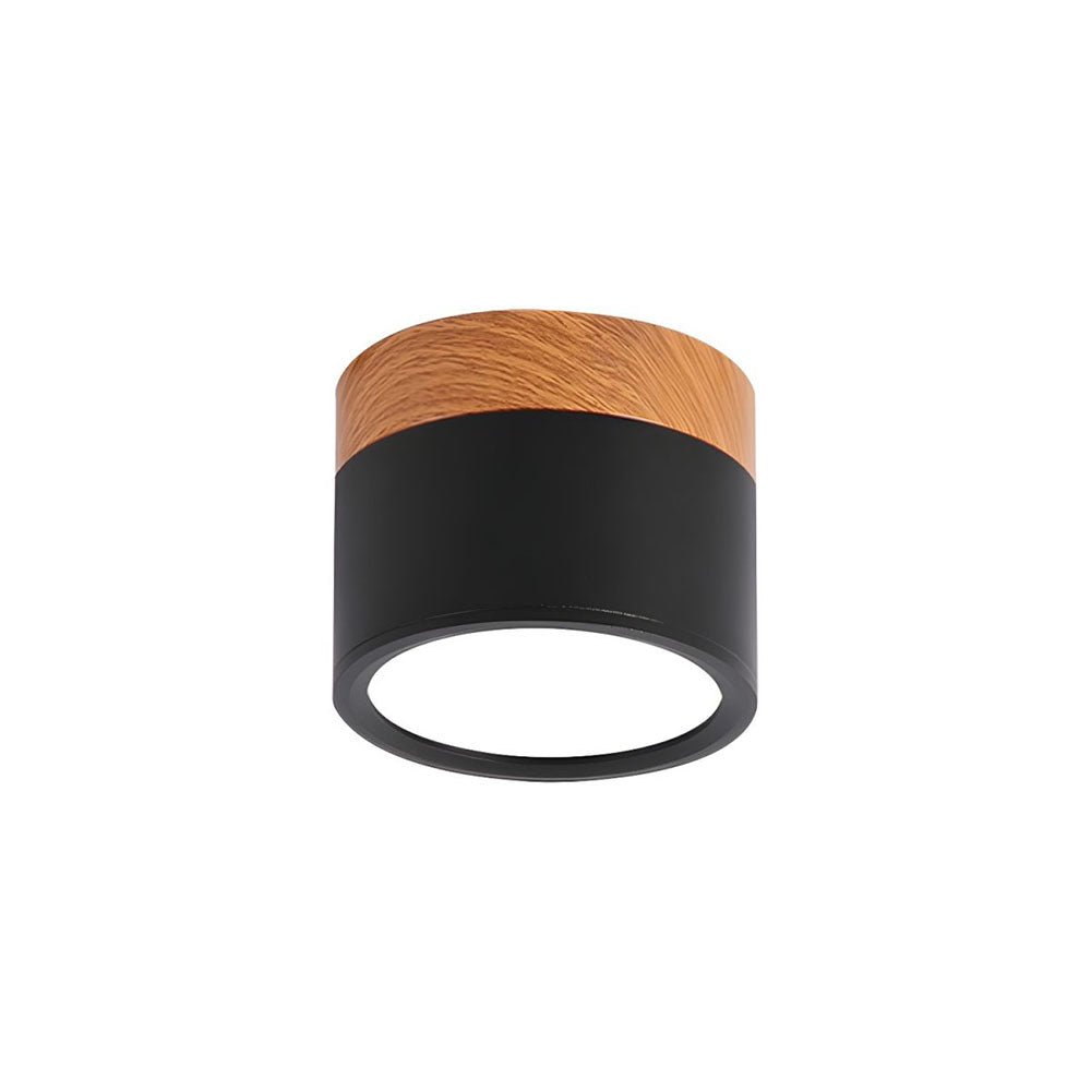 Deckenleuchte im minimalistischen Zylinder - Design - Deckenleuchte - Schwarz - Voldeva
