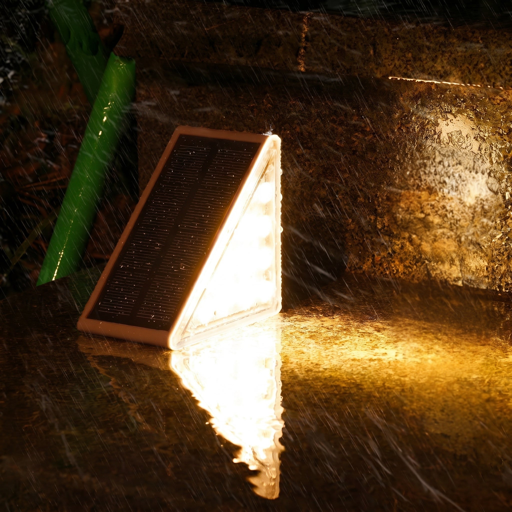 Dekorative Solar LED Stufenbeleuchtung Außentreppe - Stufenbeleuchtung - Voldeva