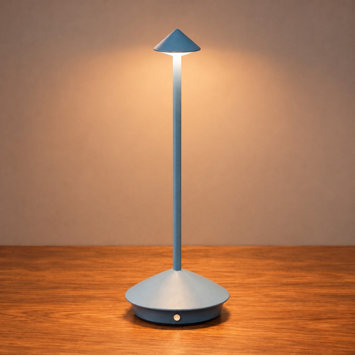 Kabellose LED-Tischlampe in Pilzform mit Touch-Dimmfunktion - Table Lamps - Blau - Voldeva