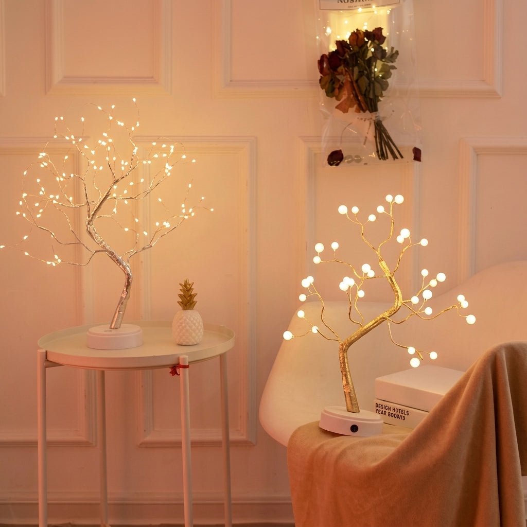 LED Bonsai Baum Lampe Dekoratives Design - Table Lamps - Perle - Voldeva