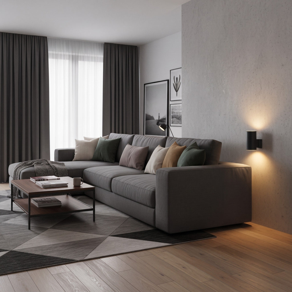 LED Steckdosenleuchte mit Auf- und Abwärtslicht Zylinderform - Wall Light Fixtures - Voldeva