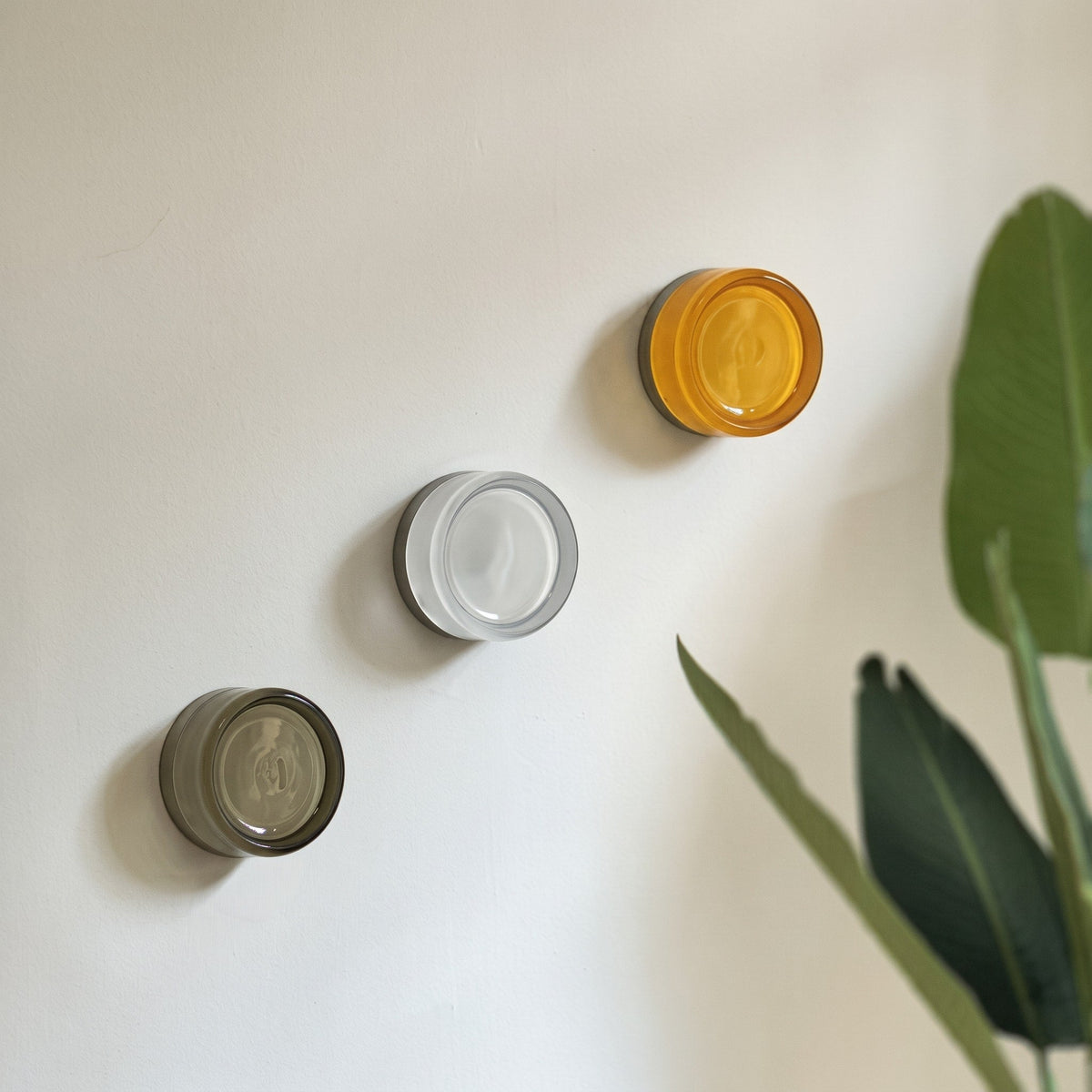 LED Wandleuchte mit Acrylschirm in Jelly-Optik - Wall Light Fixtures - Braun - Voldeva
