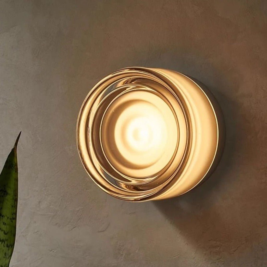 LED Wandleuchte mit Acrylschirm in Jelly-Optik - Wall Light Fixtures - Grau - Voldeva