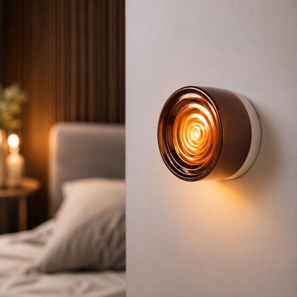 LED Wandleuchte mit Acrylschirm in Jelly-Optik - Wall Light Fixtures - Braun - Voldeva