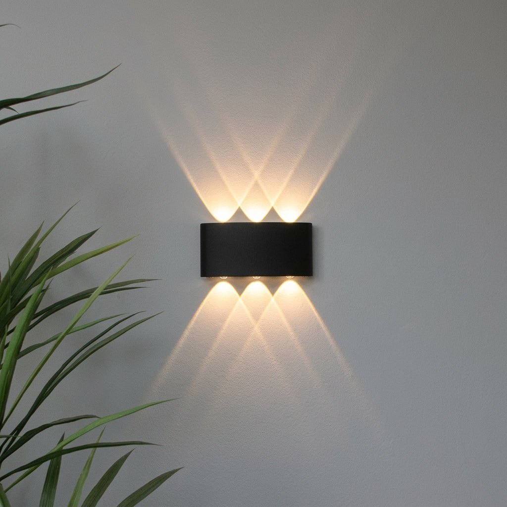 LED Wandleuchte mit Mehrfach-Lichtstrahl Design - Wall Light Fixtures - Weiß - Voldeva