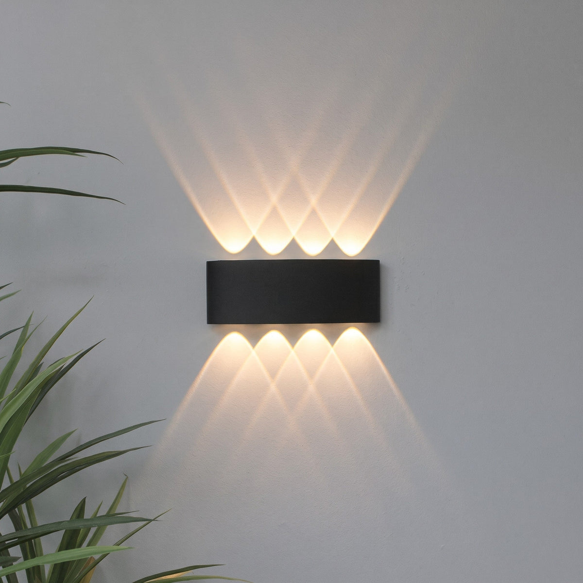 LED Wandleuchte mit Mehrfach-Lichtstrahl Design - Wall Light Fixtures - Weiß - Voldeva