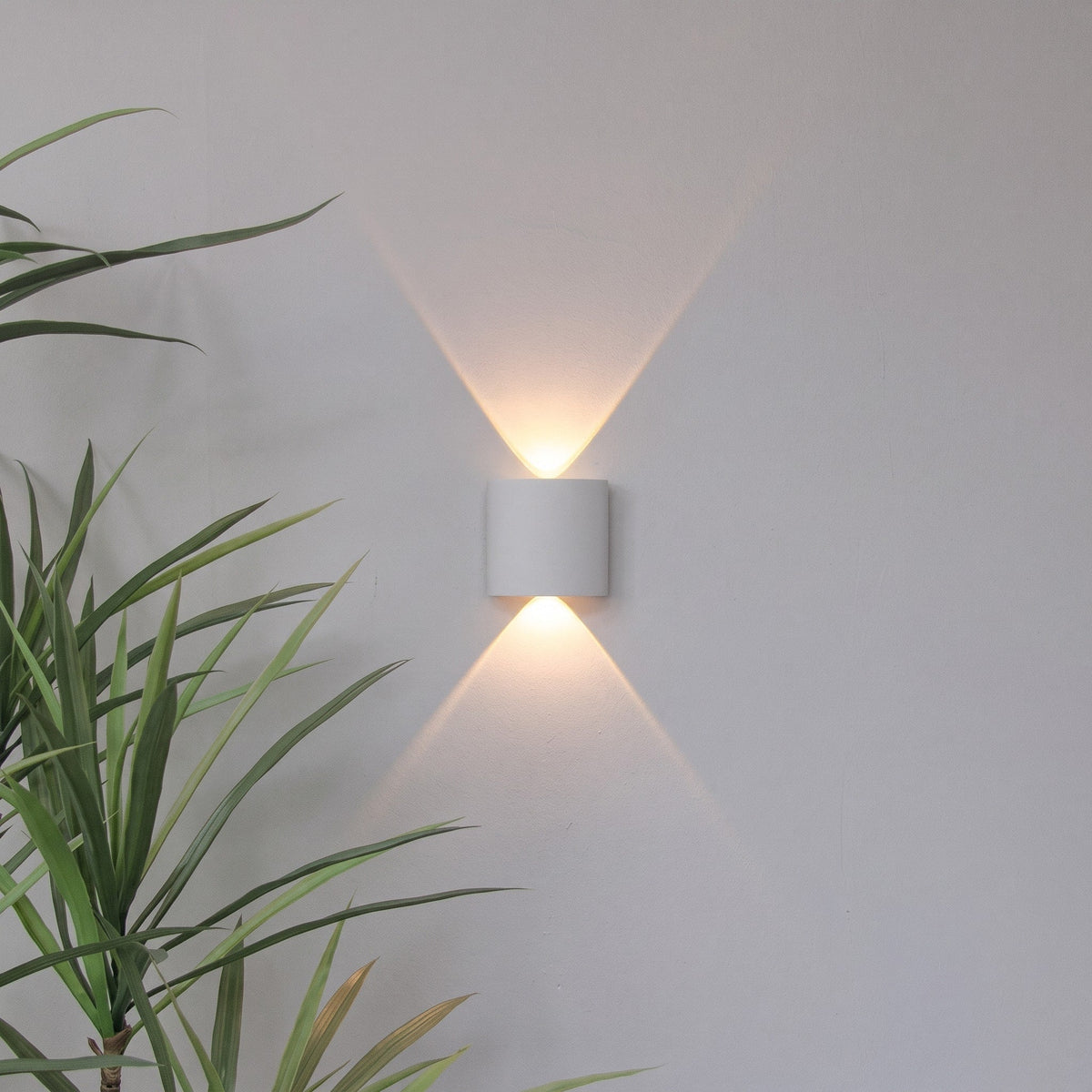 LED Wandleuchte mit Mehrfach-Lichtstrahl Design - Wall Light Fixtures - Weiß - Voldeva