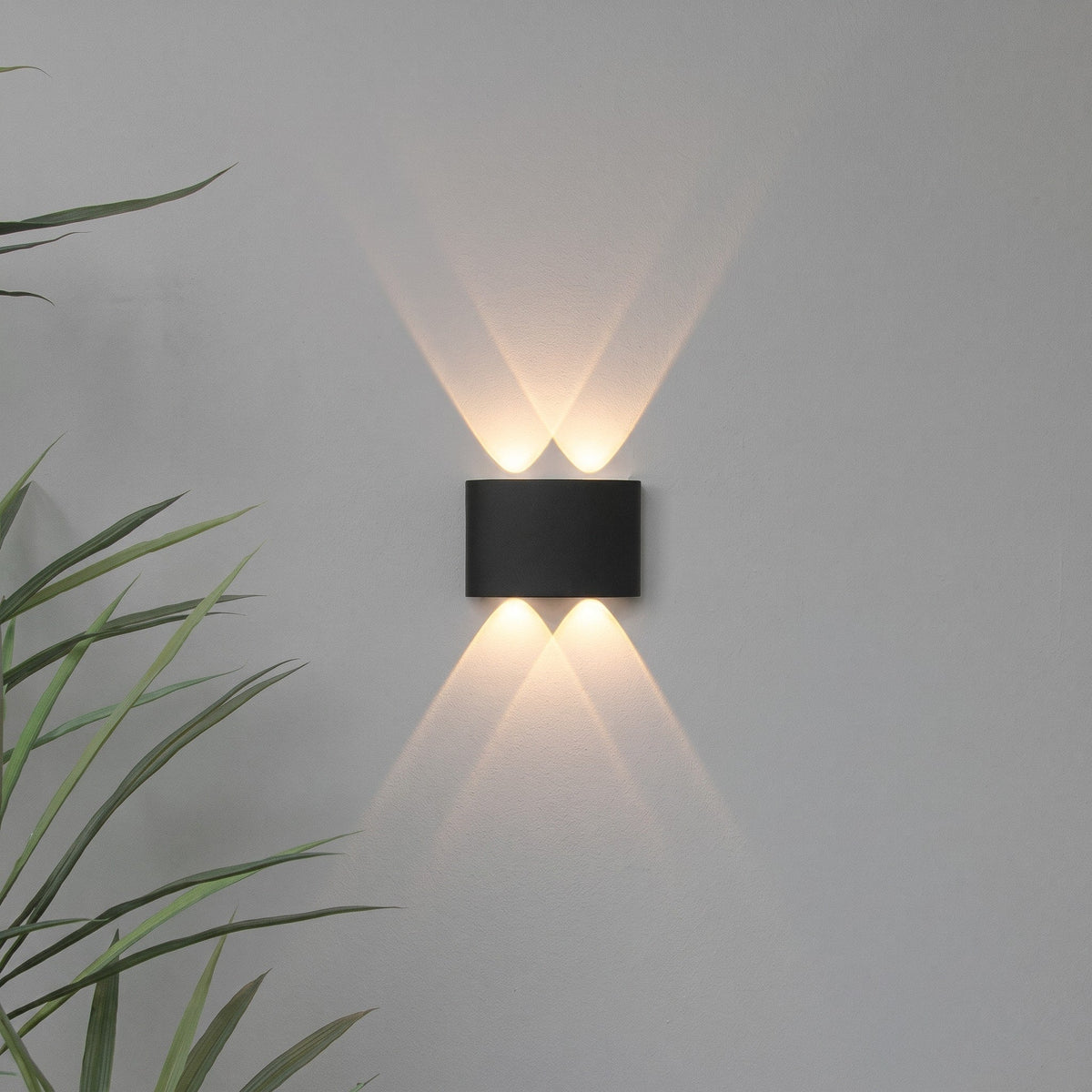 LED Wandleuchte mit Mehrfach-Lichtstrahl Design - Wall Light Fixtures - Weiß - Voldeva