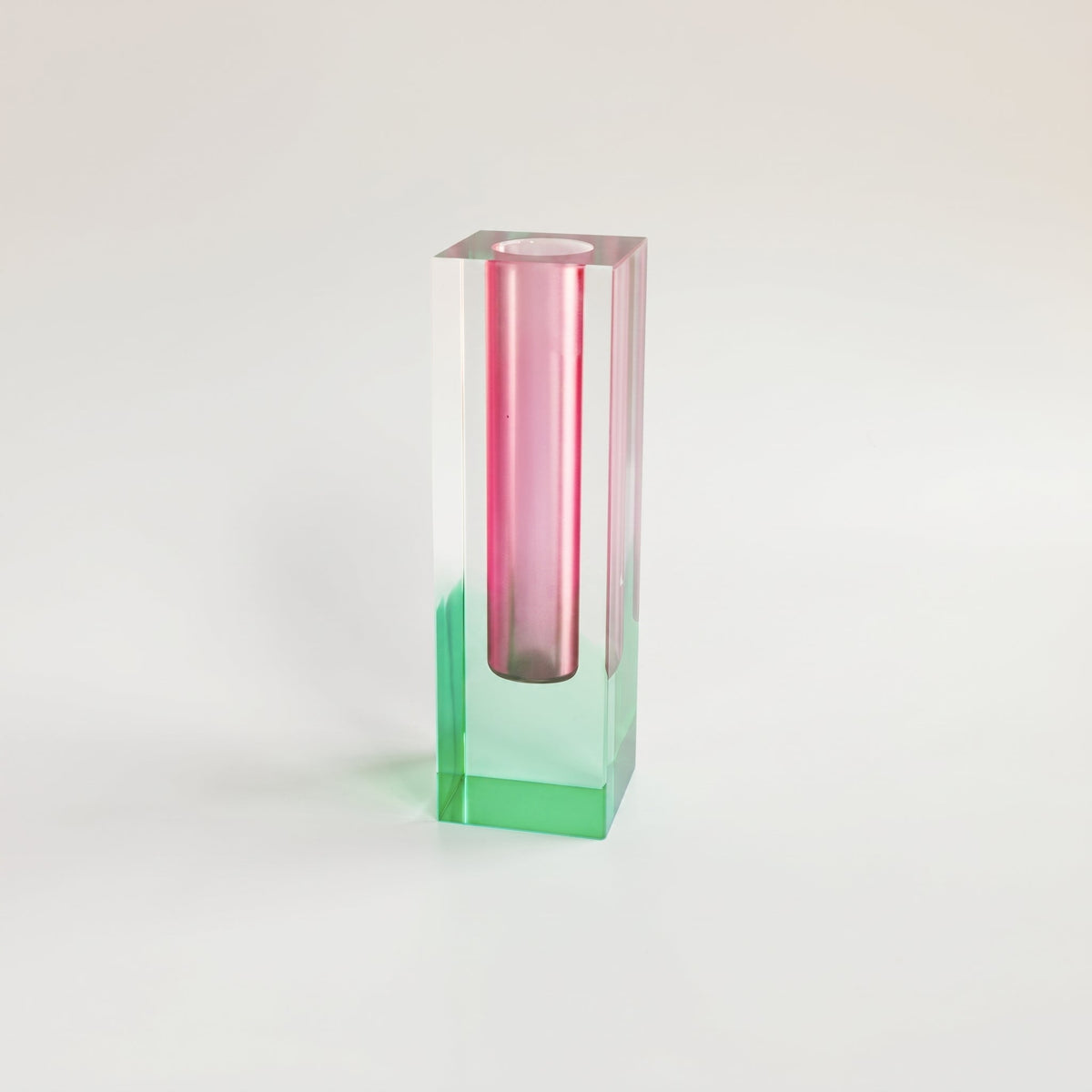 Moderne Prismenvase mit Farbverlauf - Vasen - Tropischer Zest - Voldeva