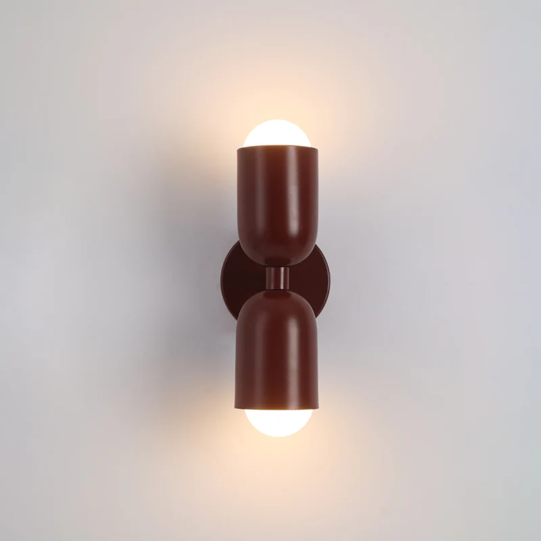 Moderne Wandlampe im Kapsel Design - Wandlampe - Rot - Voldeva