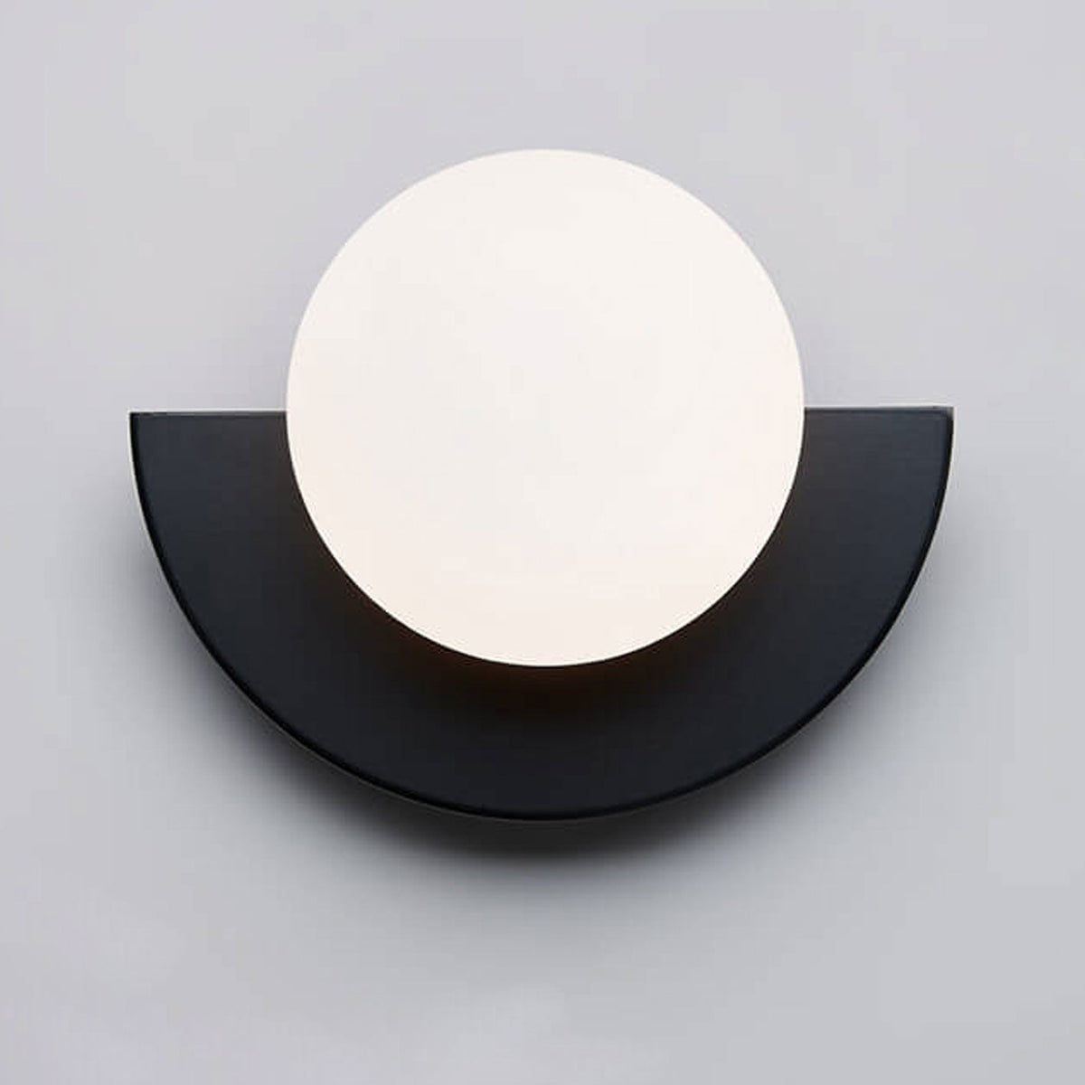 Moderne Wandleuchte mit Halbmond-Design - Wall Light Fixtures - Schwarz - Voldeva