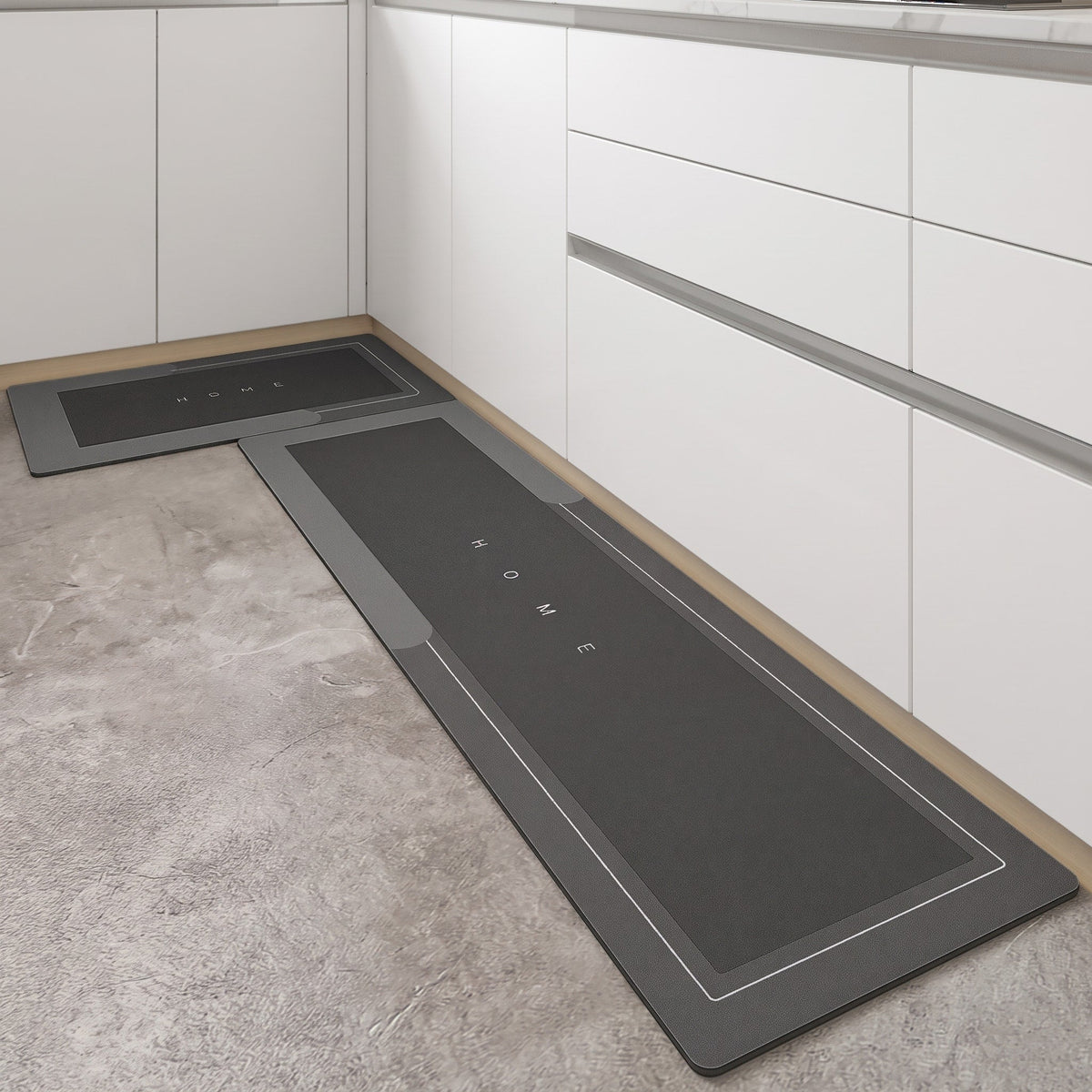 Ovale Badematte Rutschhemmend mit Schnelltrocknender Oberfläche - Bath Mats & Rugs - Grün - Voldeva