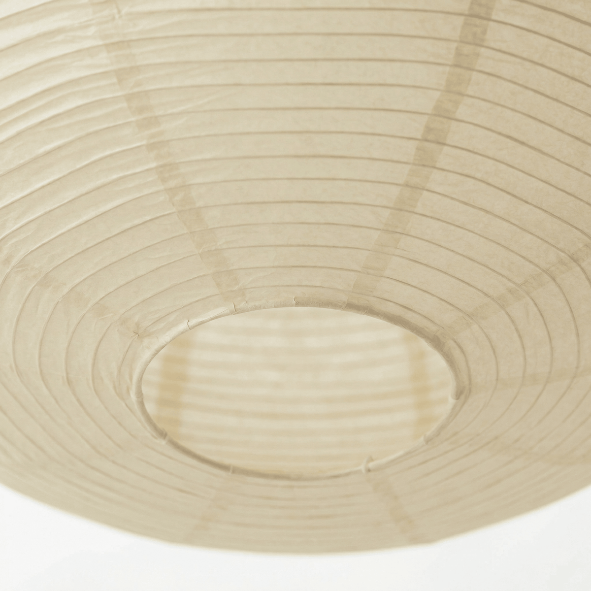 Ovale Pendelleuchte aus Papier im Wabi Sabi Stil - Pendant Light Fixtures - M (50 cm) - Voldeva