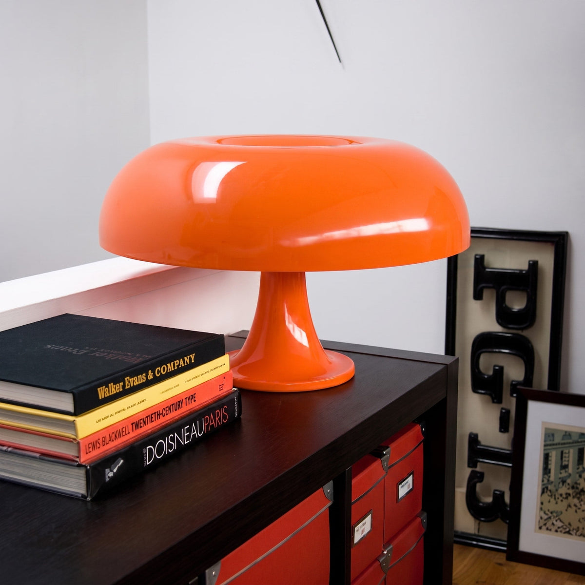 Pilzform Tischlampe im skandinavischen Design - Table Lamps - Orange - Voldeva