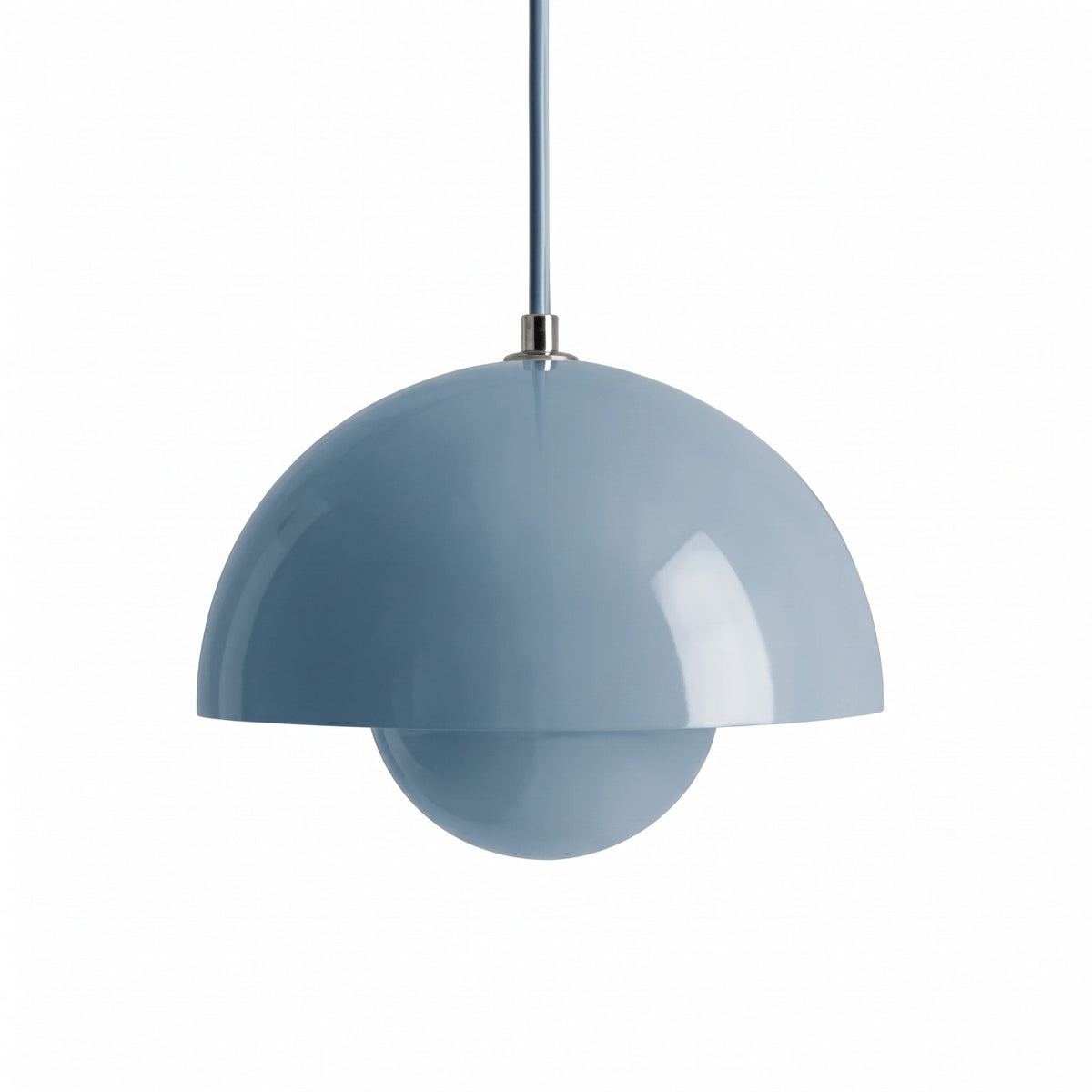 Retro Kuppel Pendelleuchte im Vintage Design - Pendant Light Fixtures - Blau - Voldeva