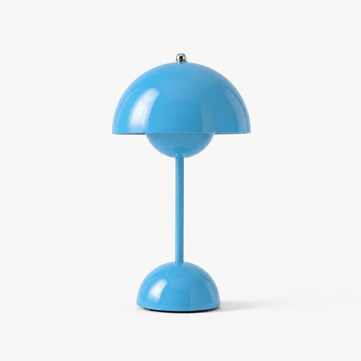 Retro-Tischlampe mit pilzförmigem Kuppelschirm - Table Lamps - Blau - Voldeva