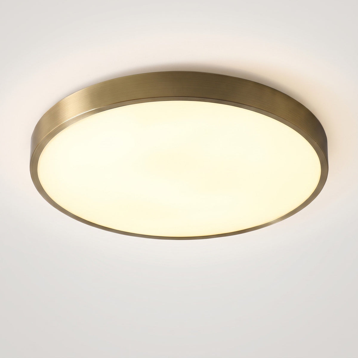 Runde LED Deckenleuchte im Modernen Design - Ceiling Light Fixtures - Gold - Voldeva