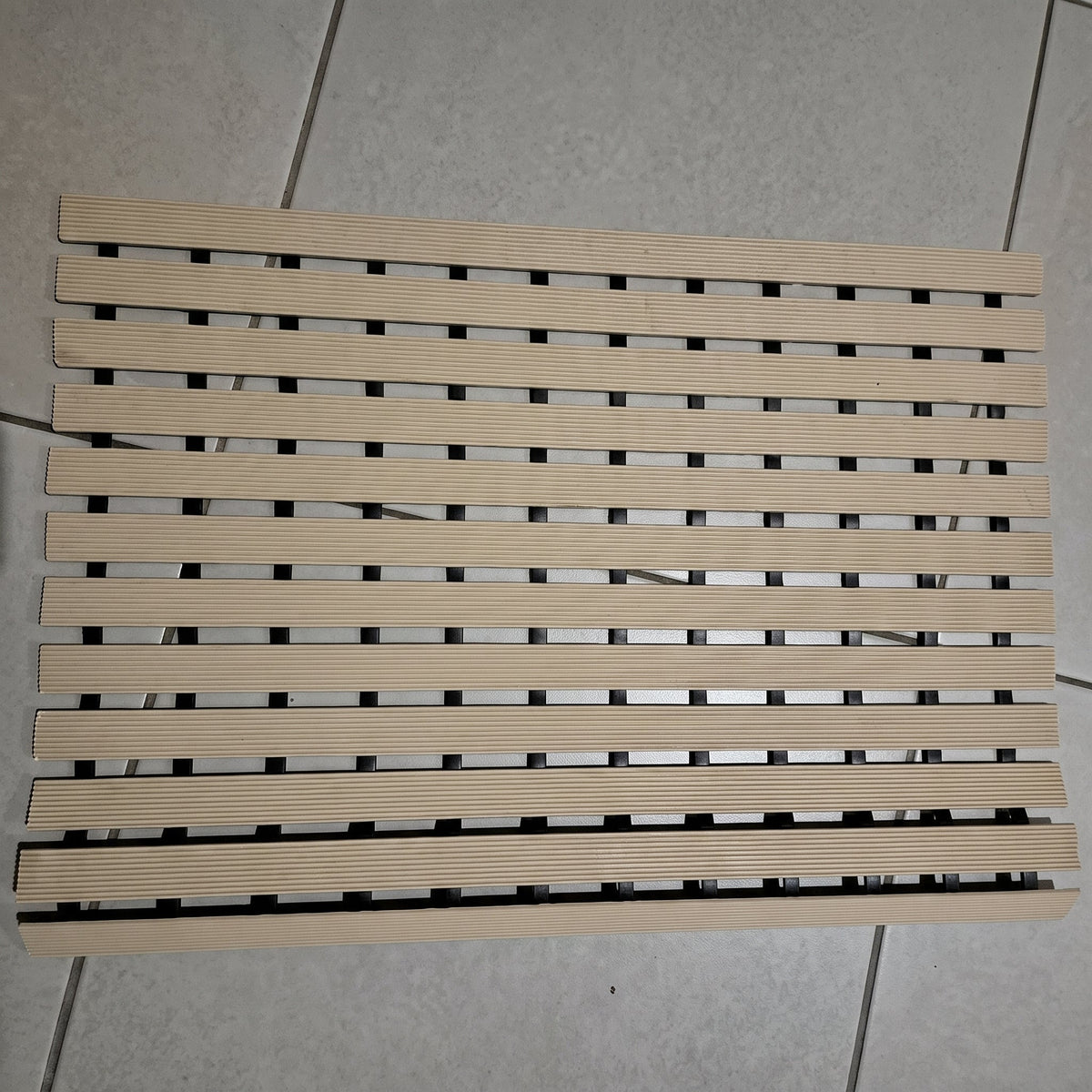 Rutschfeste Wasserdichte Ablauf-Duschmatte - Bath Mats & Rugs - Beige - Voldeva