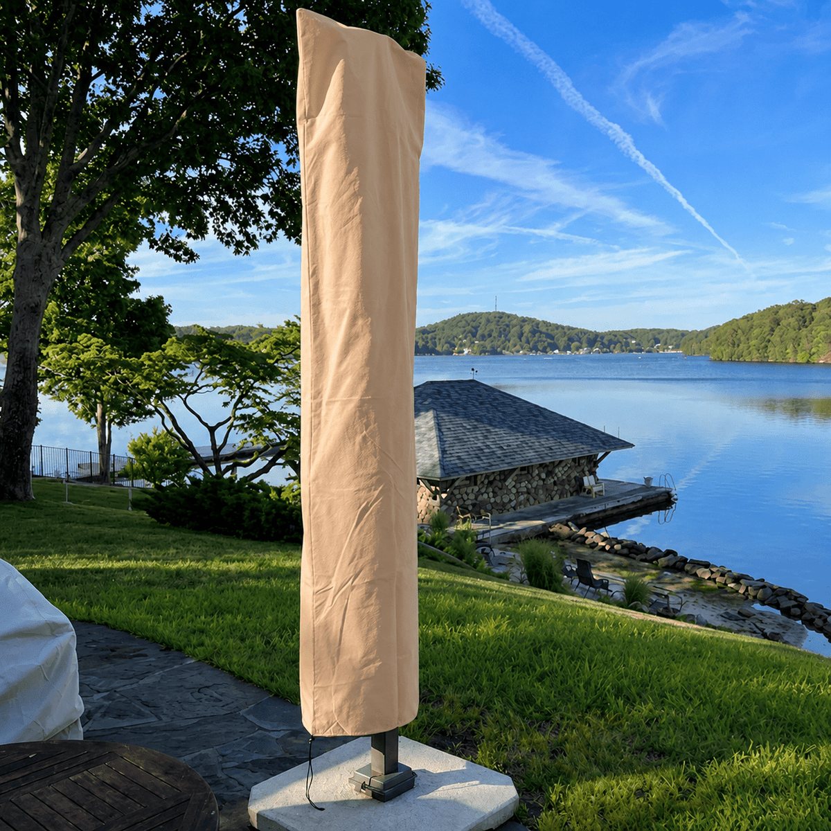 Schutzhülle für Outdoor-Sonnenschirme mit Reißverschluss - Outdoor Umbrella Covers - Voldeva