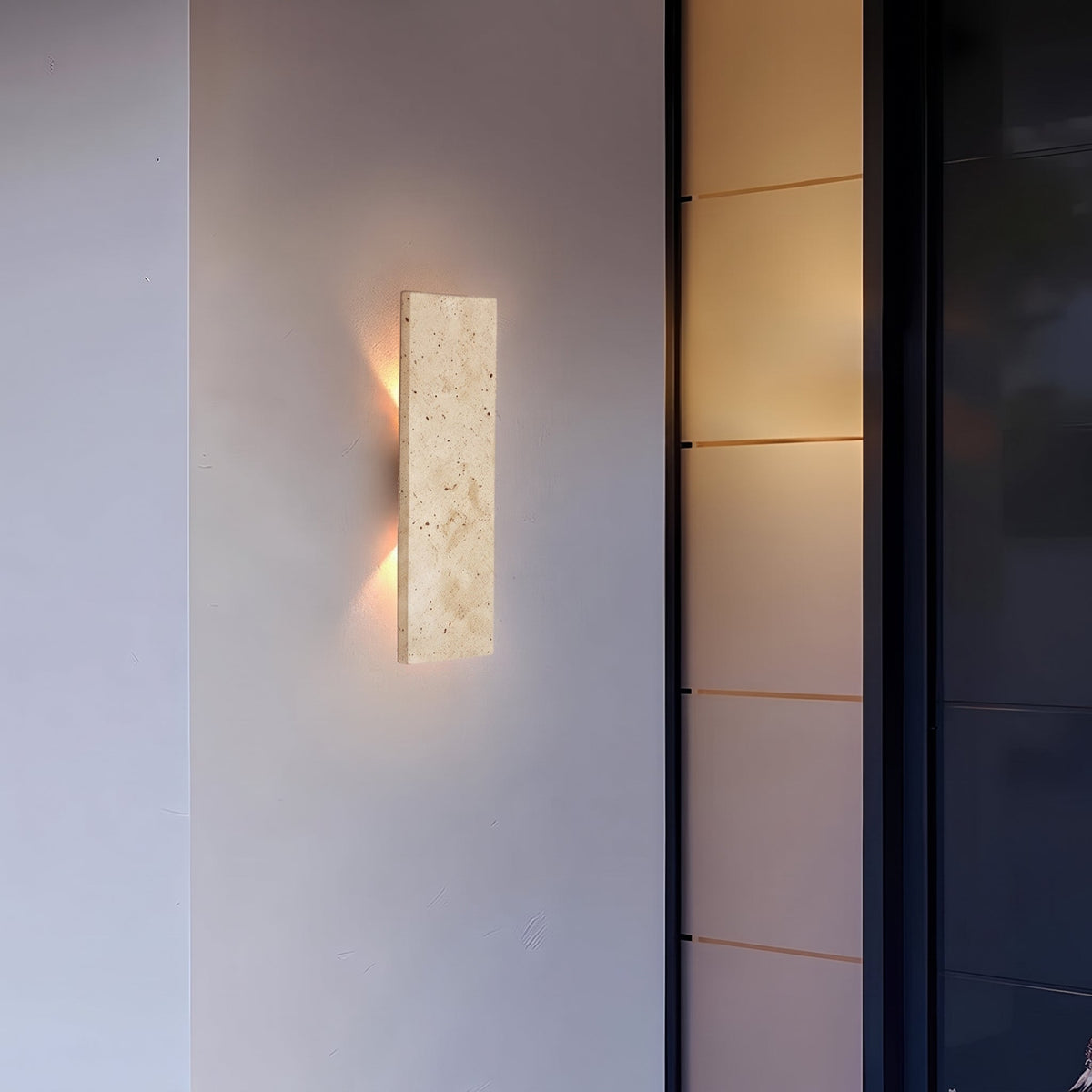 Wandleuchte aus Naturstein mit indirektem Lichteffekt - Wall Light Fixtures - Voldeva