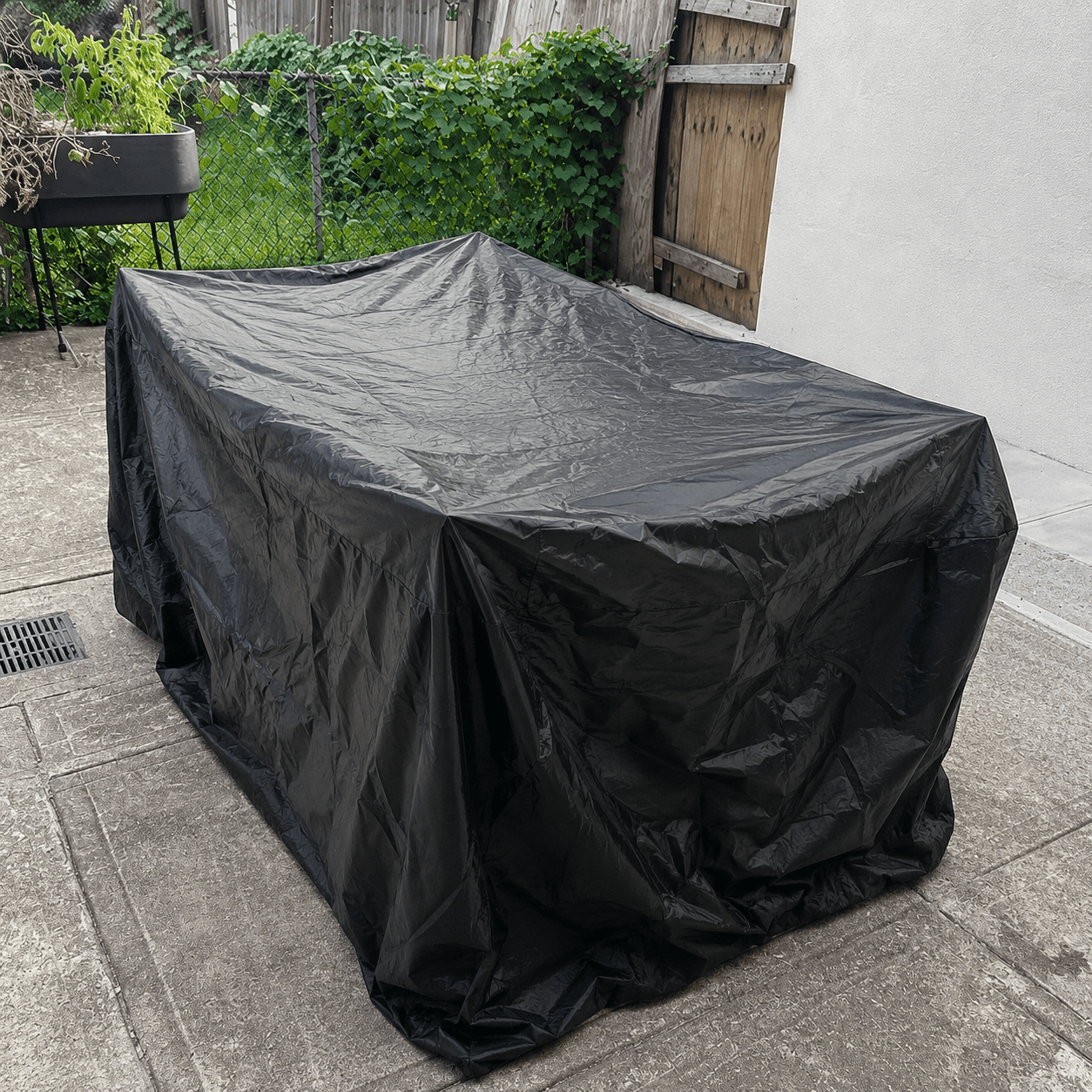 Wasserdichte Schutzhülle für Outdoor-Gartenmöbel - Gartenmöbel - Schwarz - Voldeva