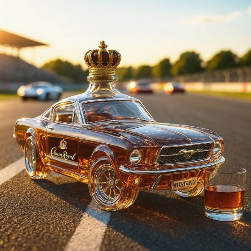Whiskey Dekanter Im Mustang Design Für Stilvolles Servieren - Dekorative Accessoires - Crown Royale - Voldeva