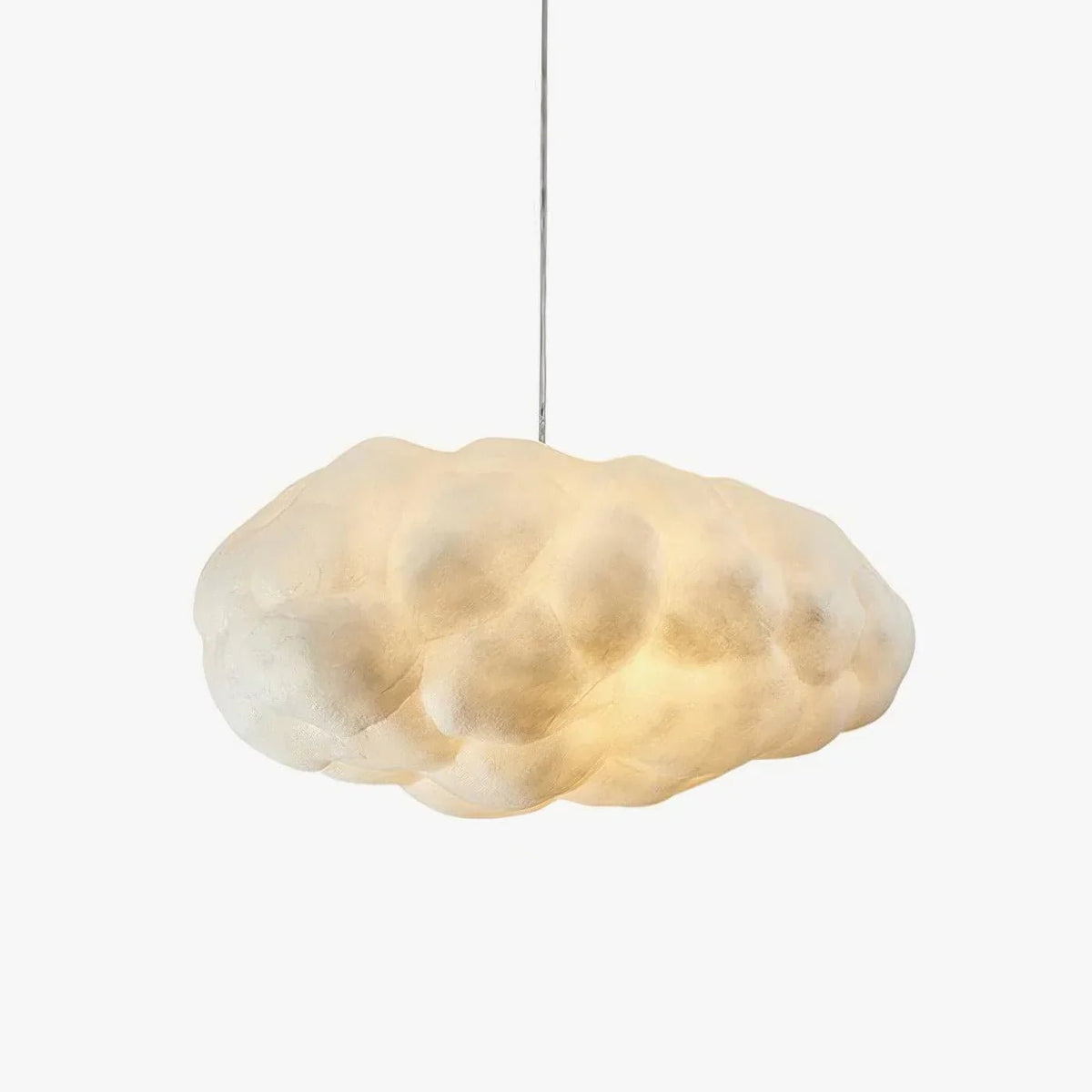 Wolkenförmige LED Pendelleuchte für Wohnbereich und Essecke - Pendant Light Fixtures - 80x35 cm - Voldeva