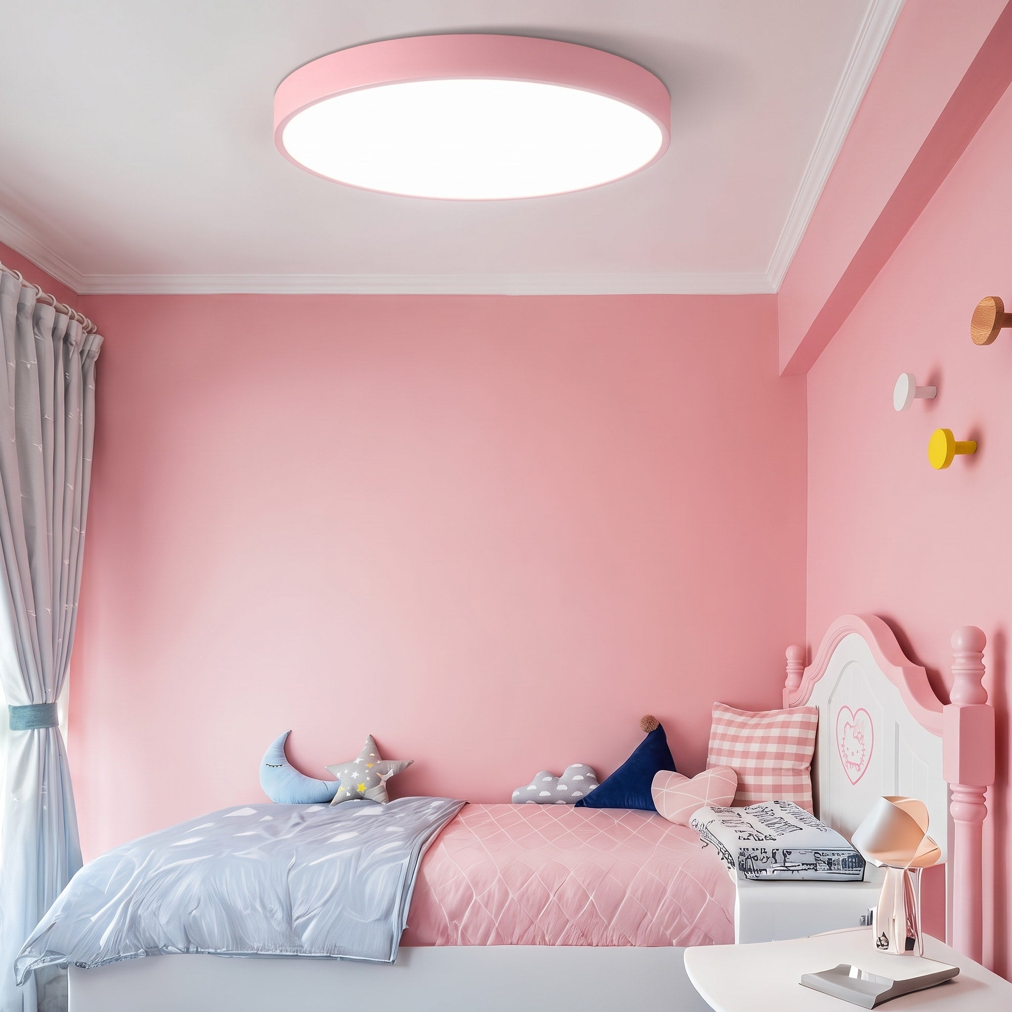 Runde LED Deckenleuchte mit minimalistisches Flachdesign