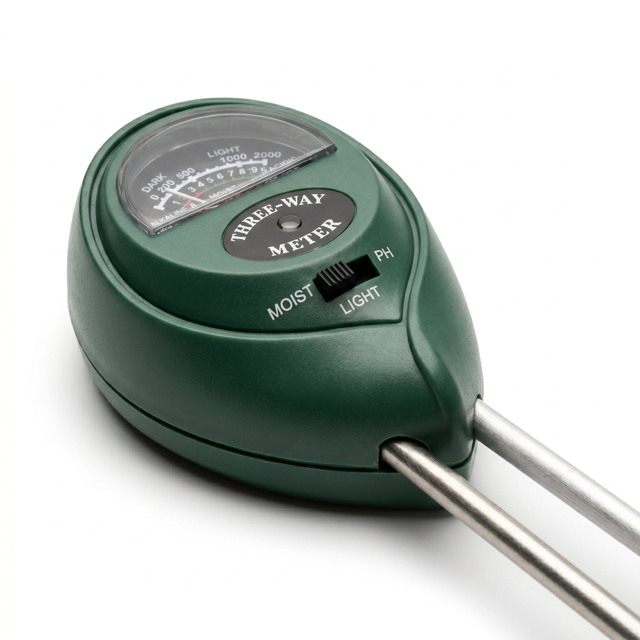 3-in-1 Bodentester für Feuchtigkeit, pH-Wert und Licht - Bodentester - Voldeva