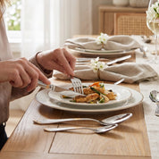 4 - teiliges Besteckset mit goldenen Details - Besteckset - Voldeva