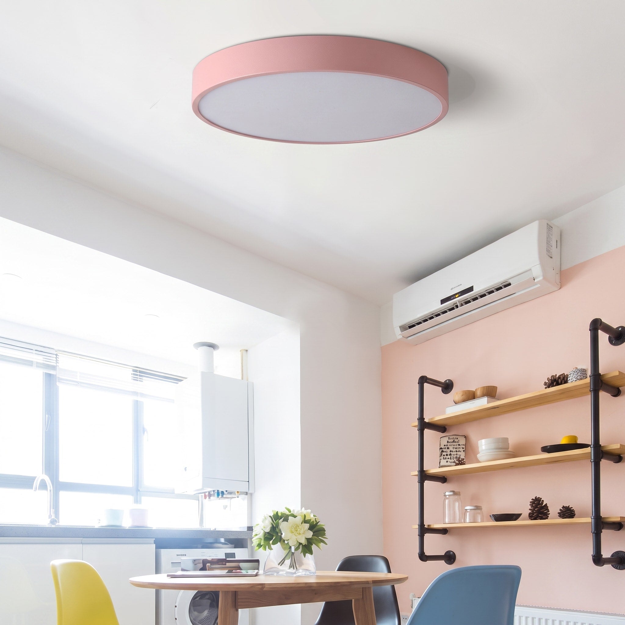 Runde LED Deckenleuchte mit minimalistisches Flachdesign