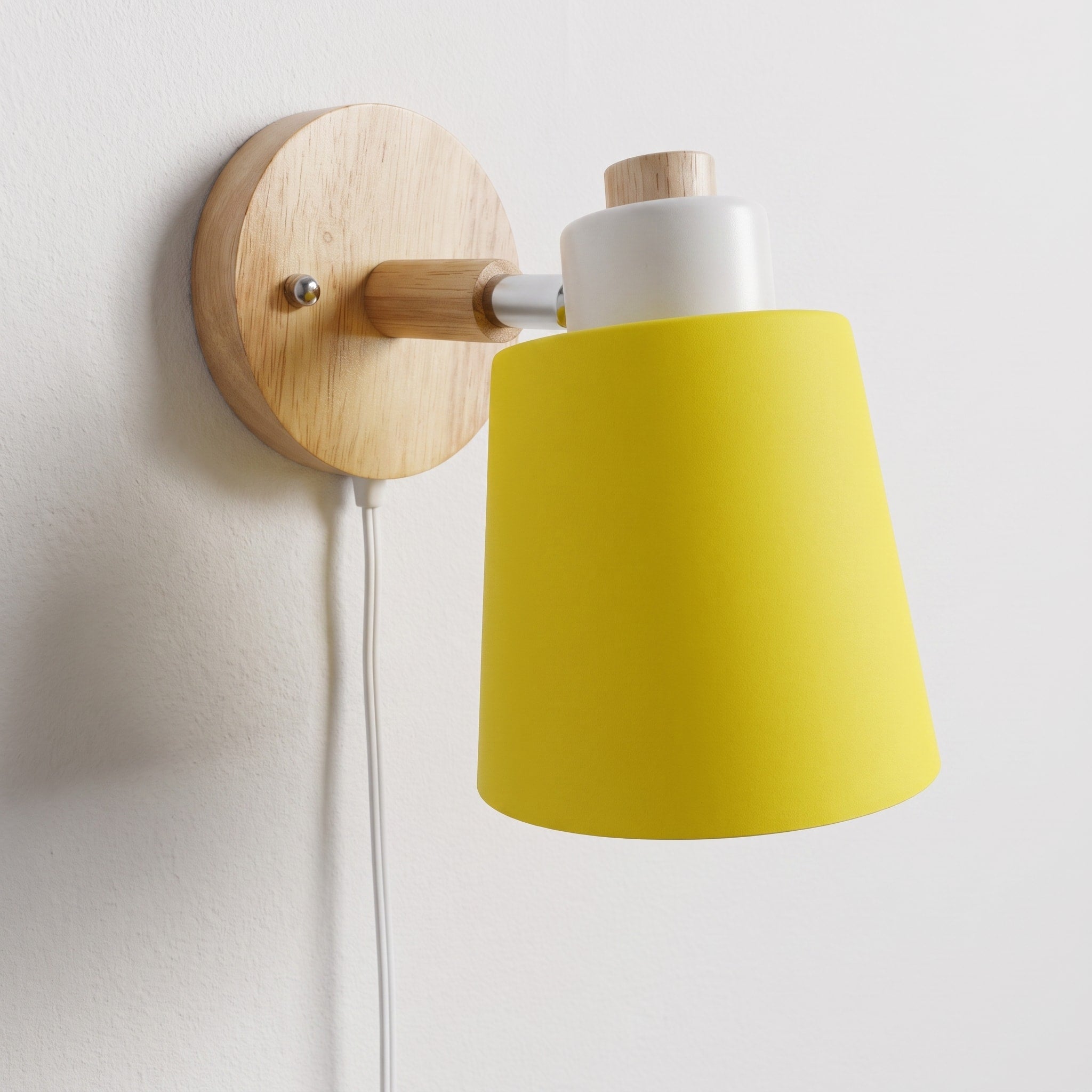 Verstellbare Schirm Wandleuchte mit drehbarem Lampenschirm