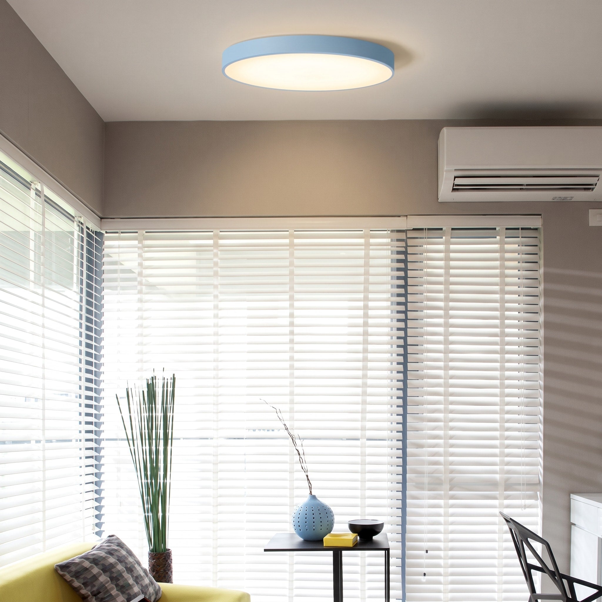 Runde LED Deckenleuchte mit minimalistisches Flachdesign