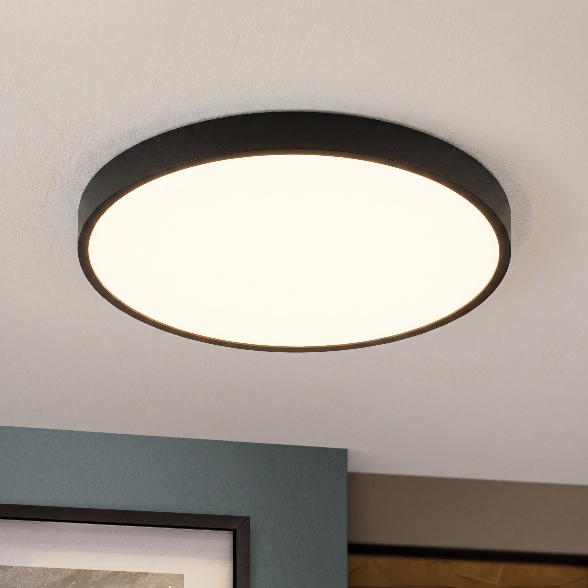 Runde LED Deckenleuchte mit minimalistisches Flachdesign