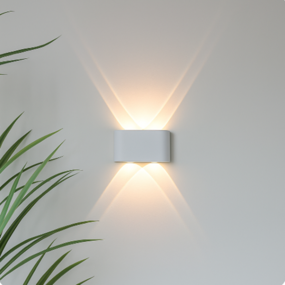 LED Wandleuchte Außen Und Innen Mit Minimalistischem Design