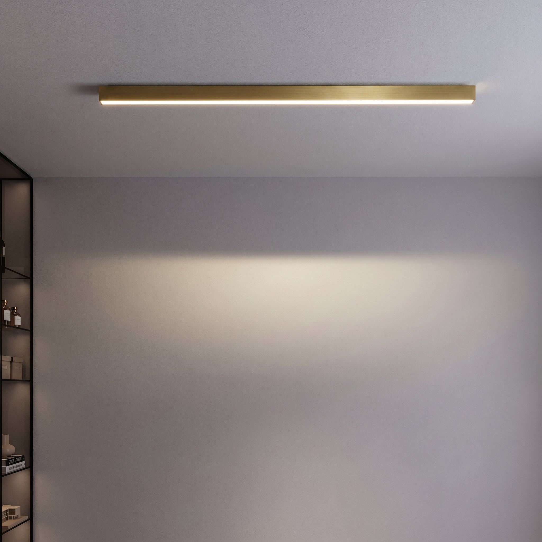 Schlanke LED-Latte Deckenleuchte Lineares Panel Flach