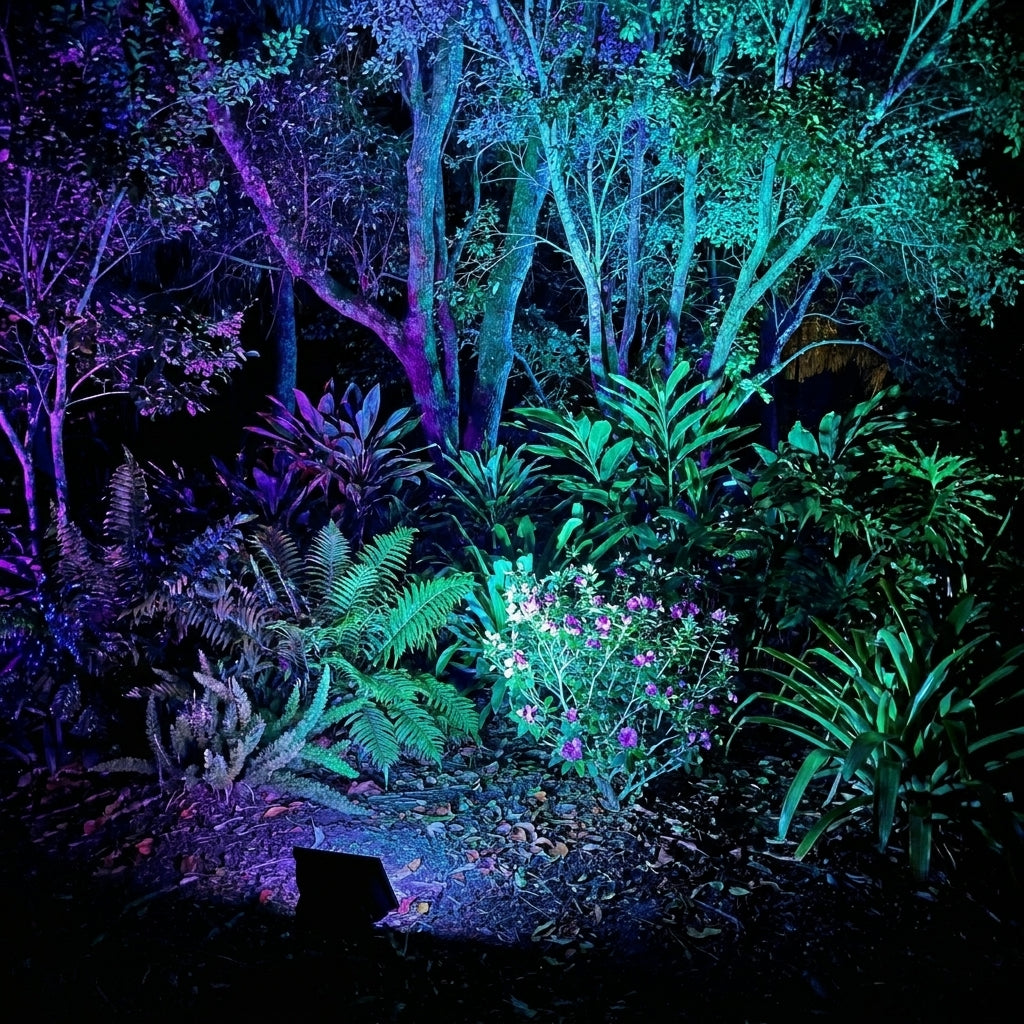 RGB LED Außenstrahler Wasserdicht für Garten und Landschaftsbeleuchtung