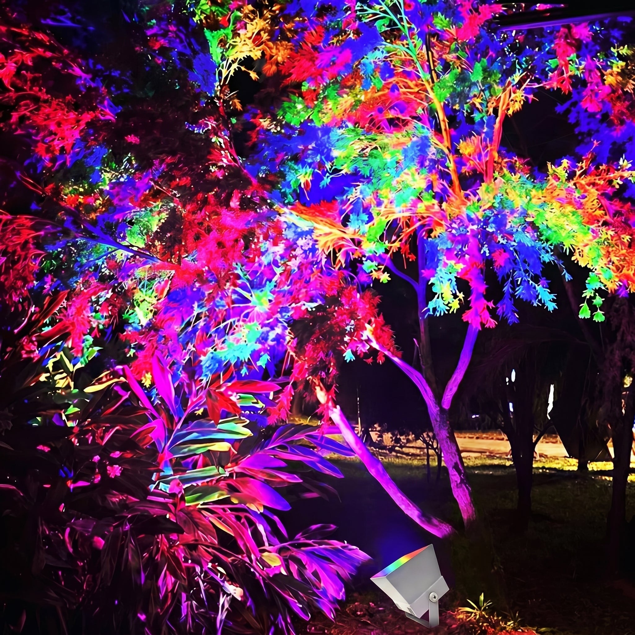 RGB LED Außenstrahler Wasserdicht für Garten und Landschaftsbeleuchtung
