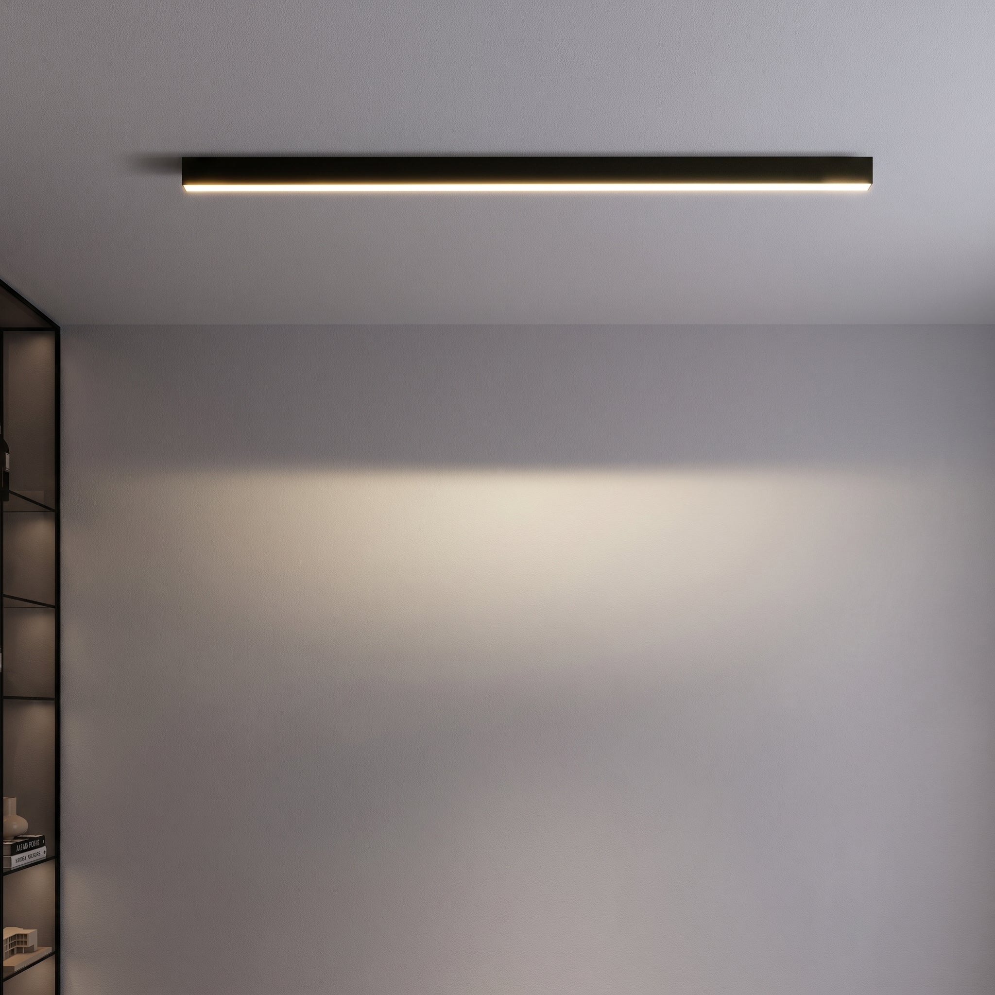 Schlanke LED-Latte Deckenleuchte Lineares Panel Flach