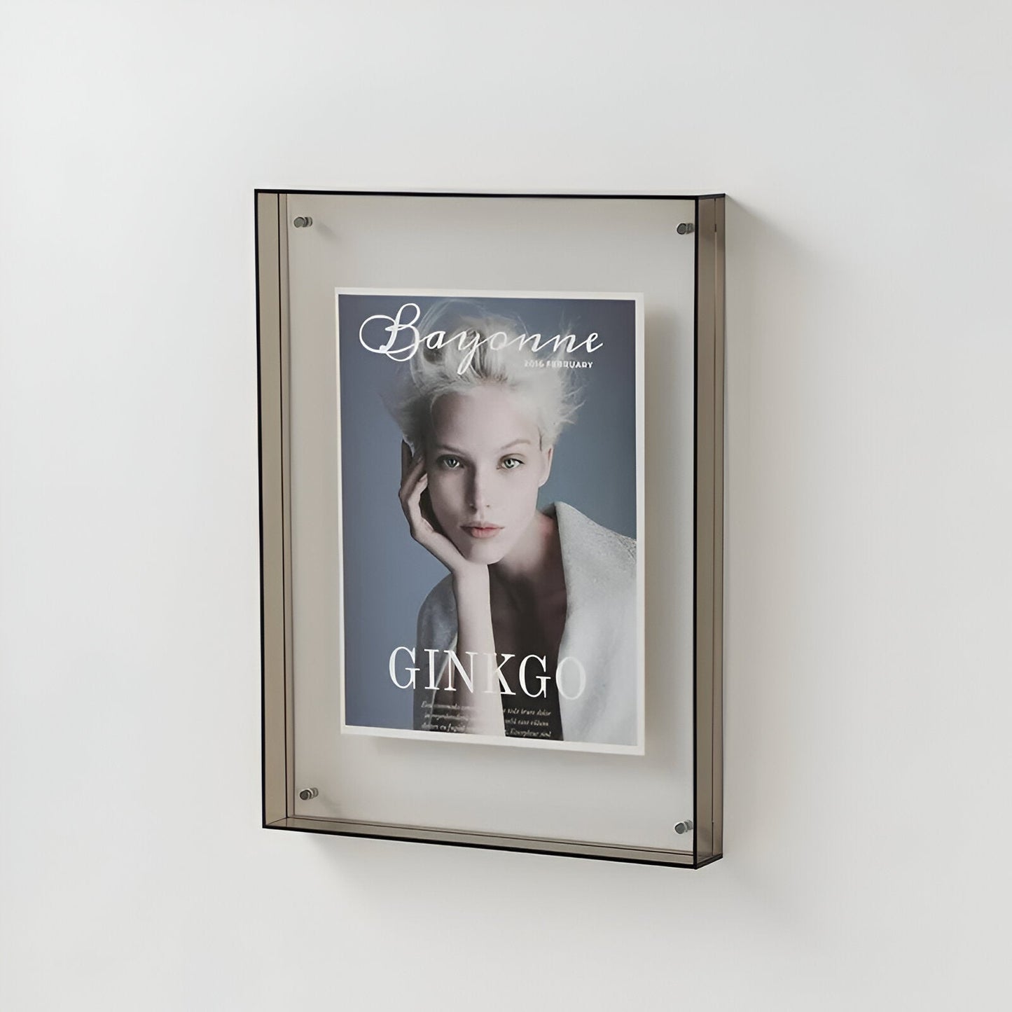 AcryGlow – Transparenter Bilderrahmen mit modernem minimalistischen Design - Picture Frame - Voldeva