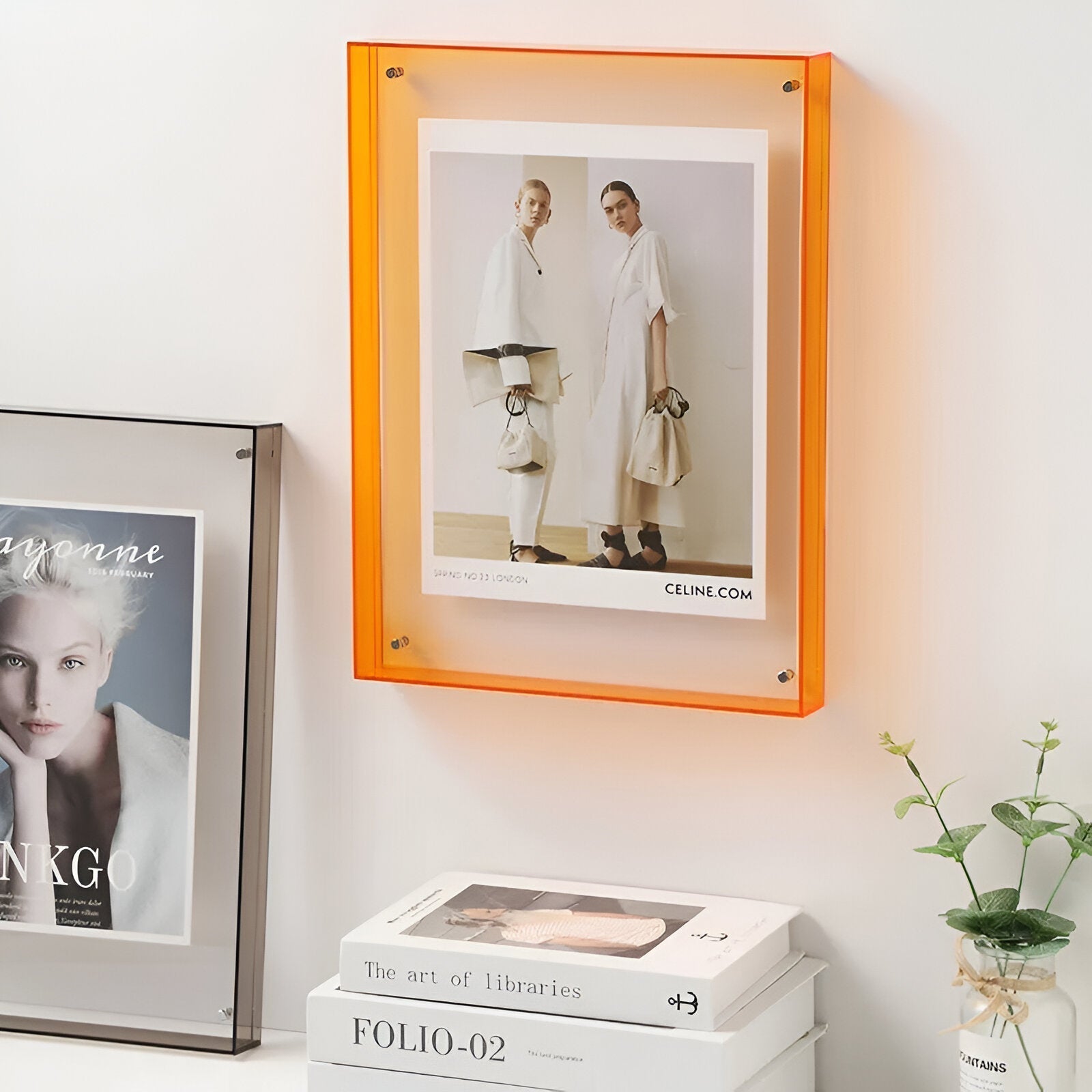 AcryGlow – Transparenter Bilderrahmen mit modernem minimalistischen Design - Picture Frame - Voldeva