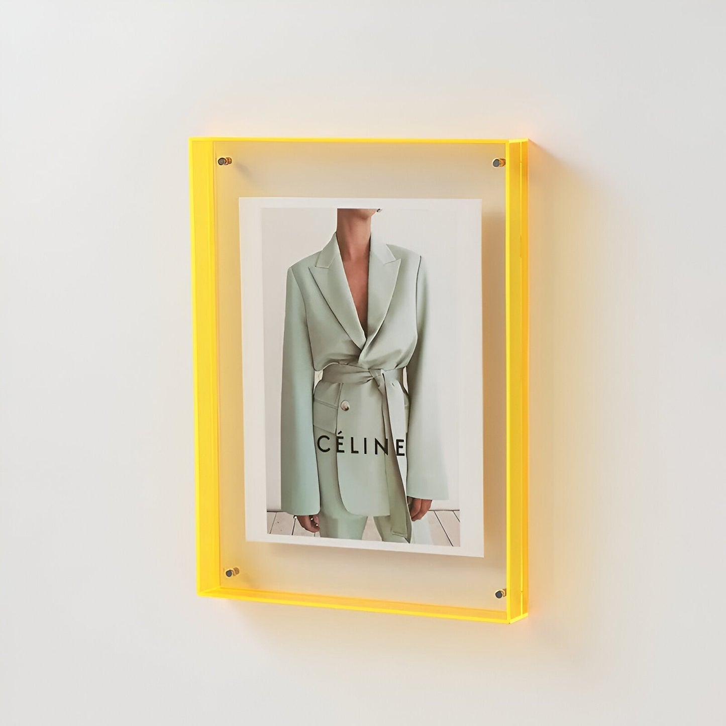 AcryGlow – Transparenter Bilderrahmen mit modernem minimalistischen Design - Picture Frame - Voldeva