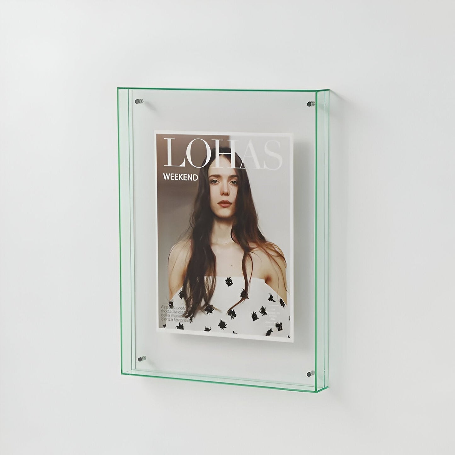 AcryGlow – Transparenter Bilderrahmen mit modernem minimalistischen Design - Picture Frame - Voldeva