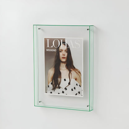 AcryGlow – Transparenter Bilderrahmen mit modernem minimalistischen Design - Picture Frame - Voldeva