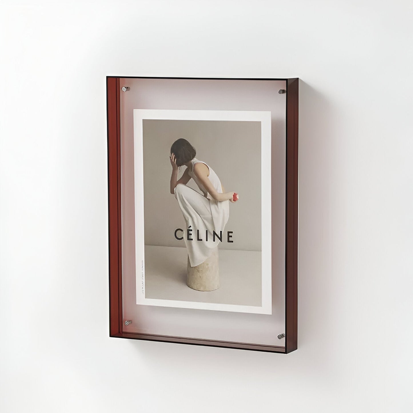 AcryGlow – Transparenter Bilderrahmen mit modernem minimalistischen Design - Picture Frame - Voldeva